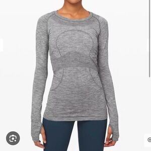 Lululemon Athletica  Gray Long Sleeve Swiftly Tech
